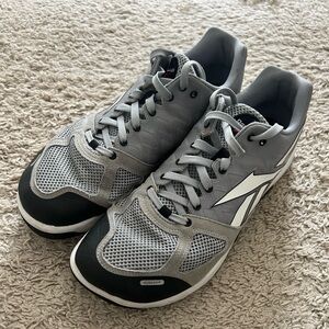 Reebok Gray and Black Athletic Shoes